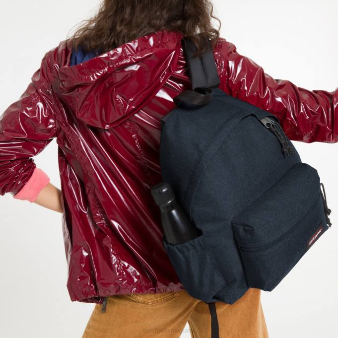 Eastpak mochilasR42B91 cremallera acolchada + mezclilla triple