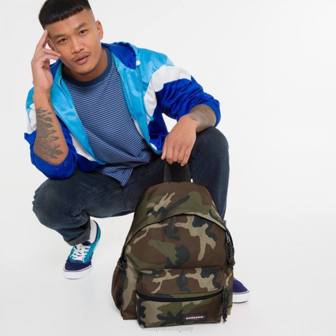 Eastpak mochilasR42B95 cremallera acolchada + camuflaje